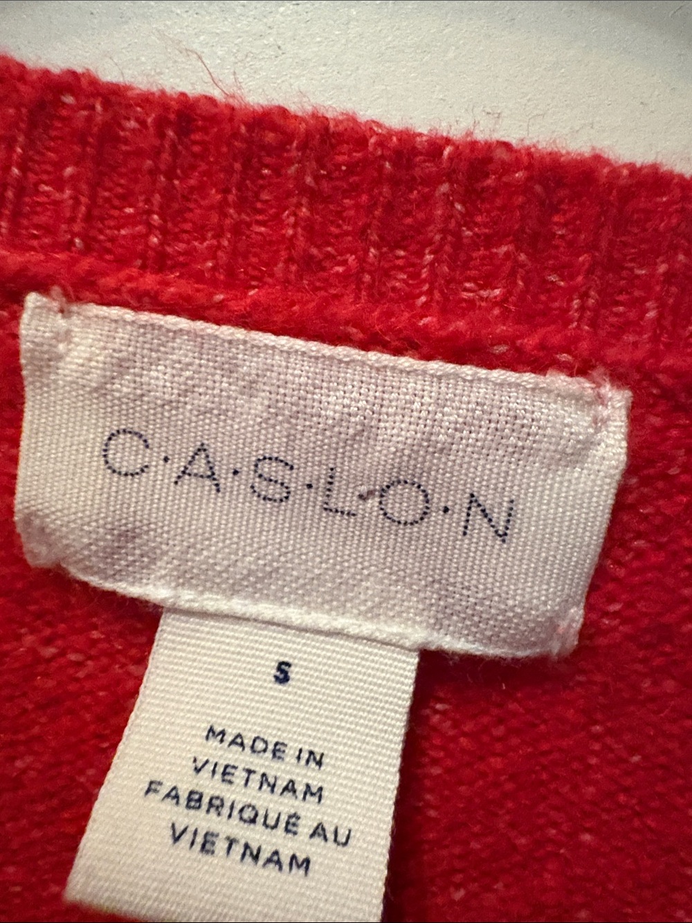 Caslon Classic Crewneck Women's Sweater in Corral - Picture 3 of 4